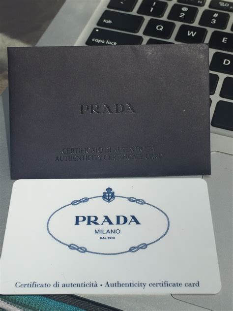 fake prada bag lining|prada authenticity card.